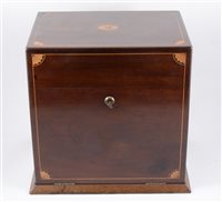 Lot 202 - Victorian inlaid mahogany folding games compendium, by Chapman Son & Co