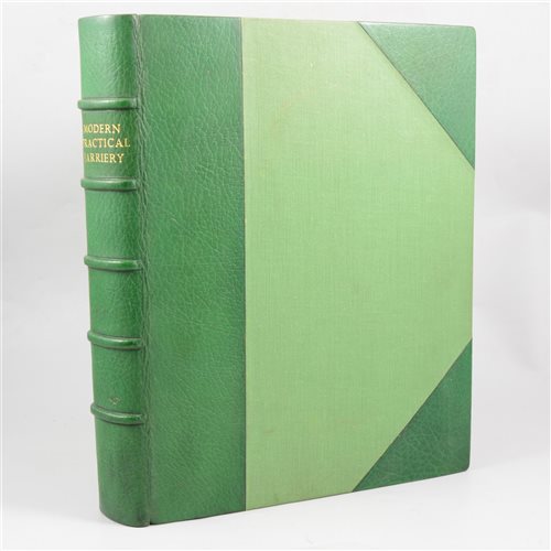 Lot 87 - W J Miles, "Modern Practical Farriery", one volume.