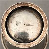 Lot 1 - Scandinavian silver beaker, marked N DAHL, possibly Danish, probably 18th century.