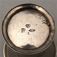 Lot 3 - Finnish silver beaker, maker's mark CB, possibly Loviisa, circa 1800.
