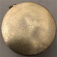 Lot 107 - George III silver drum-shape mustard, John Langlands, Newcastle, circa 1780.