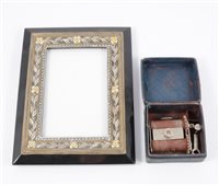 Lot 104 - A contemporary rectangular picture frame