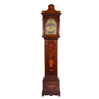 Lot 219 - George III mahogany longcase clock