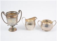 Lot 294 - Three pieces of silver hollow ware