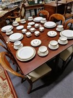 Lot 341 - Mahogany drop-leaf table.