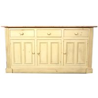 Lot 445 - A modern painted pine sideboard/ dresser base