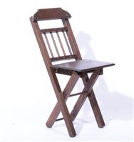 Lot 379 - Child's folding chair