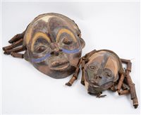 Lot 168 - Three tribal masks