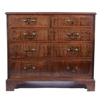 Lot 365 - George III mahogany chest of drawers