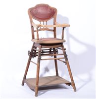 Lot 364 - Child's high-chair