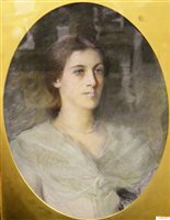 Lot 396 - A. HItchens, Portrait of a lady