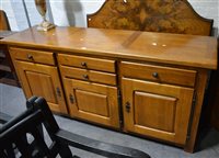 Lot 397 - Modern oak sideboard