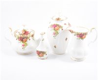 Lot 41 - Royal Albert Old Country Roses part tea service, vases, bowls, etc.