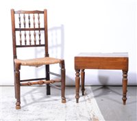 Lot 429 - Elm spindle back chair