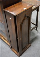 Lot 444 - Oak CD cabinet by Titchmarsh & Goodwin