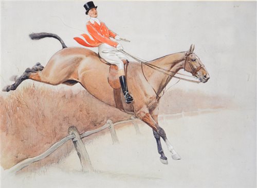 Lot 324 - After Cecil Aldin, two prints from the Hunting Types series