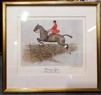 Lot 324 - After Cecil Aldin, two prints from the Hunting Types series