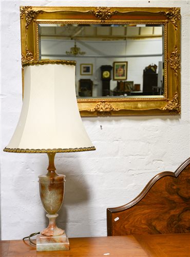 Lot 79 - Modern gilt framed mirror, 87cm x 57cm