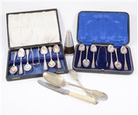 Lot 108 - Silver plated cutlery