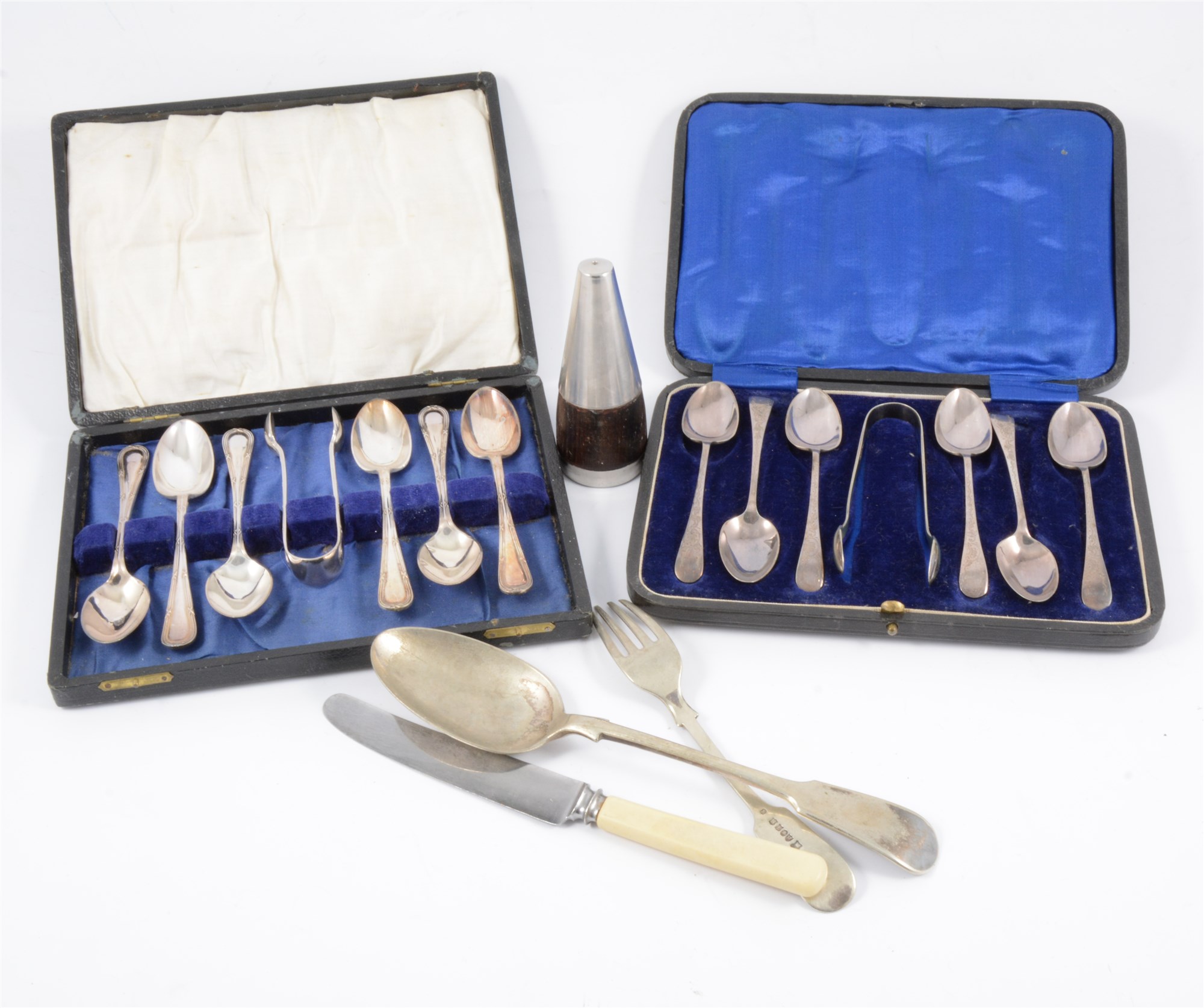 Lot 108 Silver plated cutlery