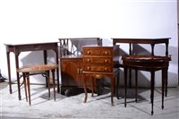 Lot 411 - Six items of reproduction occasional furniture