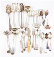 Lot 248 - Collection of silver cutlery