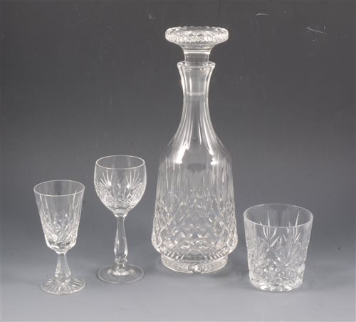 Lot 33 - Three glass decanters