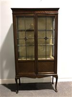 Lot 384 - Edwardian mahogany china cabinet