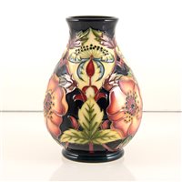Lot 551 - A Moorcroft Pottery vase, designed by Rachel Bishop.