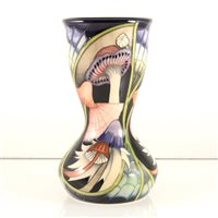 Lot 580 - A Moorcroft Pottery limited edition vase, ‘Twilight Bonnets’ designed by Vicky Lovatt.