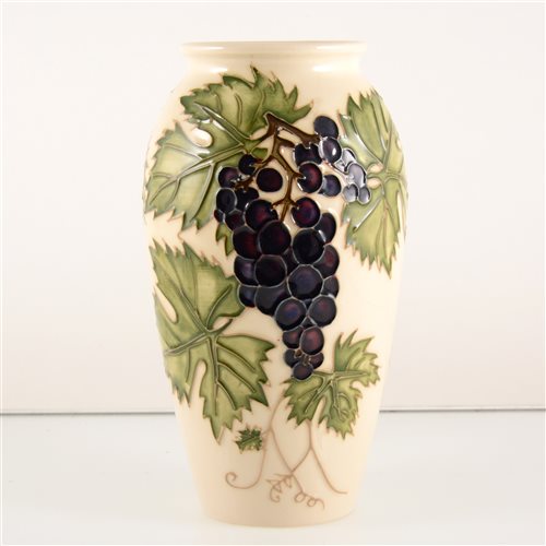 Lot 536 - A Moorcroft Pottery vase, ‘Grapevine’ designed by Sally Tuffin.