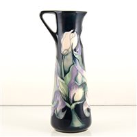 Lot 579 - A Moorcroft Pottery jug, 'Snow Tulip' designed by Nicola Slaney.