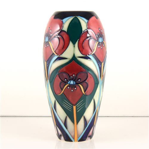 Lot 553 - A Moorcroft Pottery vase, ‘Crowning Glory’ designed by Rachel Bishop.