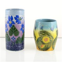 Lot 583 - Two Dennis China Works pottery vases, 'Viola' and 'Imogen' designed by Sally Tuffin.