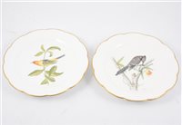 Lot 46 - Five Royal Worcester hand painted decorative plates