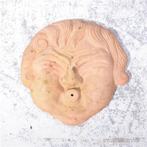 Lot 470 - Terracotta garden mask
