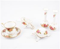 Lot 131 - Royal Albert "Old Country Roses" bone china tea/dinner ware and decorative items
