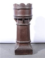 Lot 460 - A Victorian salt-glazed chimney pot