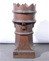 Lot 458 - A Victorian salt-glazed chimney pot