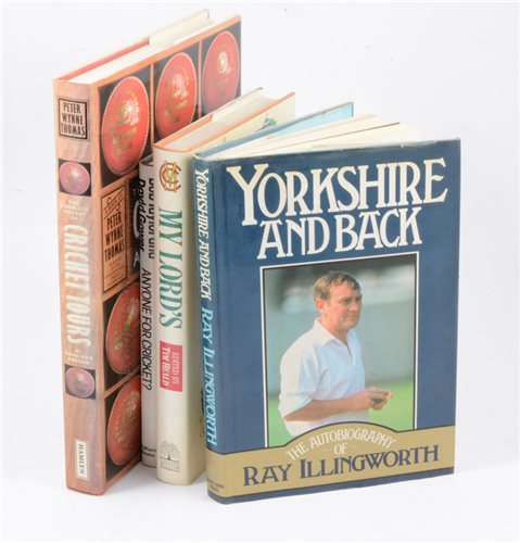 Lot 216 - Assorted books on Cricket