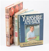 Lot 216 - Assorted books on Cricket