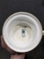 Lot 257 - Coalport bone china pot pourri vase and cover, circa 1910