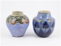 Lot 68 - Two Doulton Lambeth stoneware vases