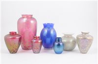 Lot 61 - A collection of Royal Brierley Art Glass vases