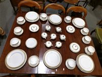 Lot 124 - A large 'Falcon Ware' dinner service
