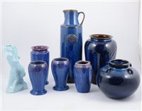 Lot 95 - Assorted decorative stoneware vases