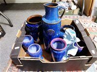 Lot 95 - Assorted decorative stoneware vases