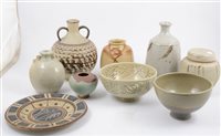 Lot 93 - A collection of studio pottery