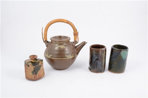 Lot 60 - Four items of Chinese stoneware