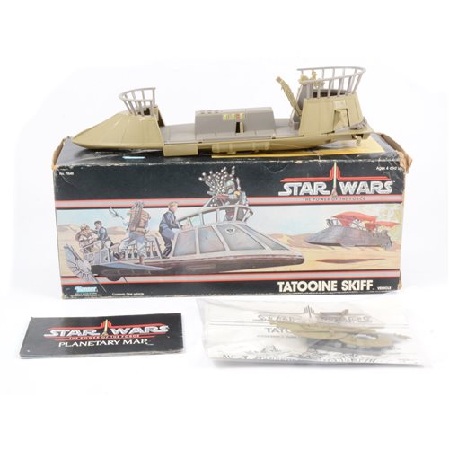 Lot 181 - Star Wars Tatooine Skiff Vehicles, by Kenner Toys from 'The Power of the Force' series, in original box.